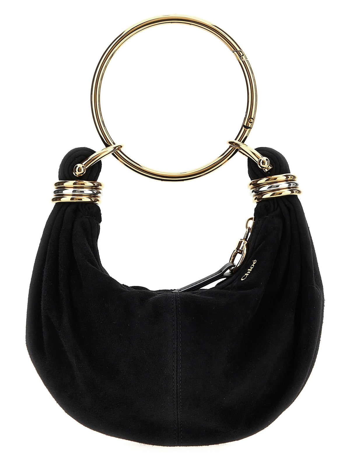 Chloé Bracelet Hobo Mini Handbag Black