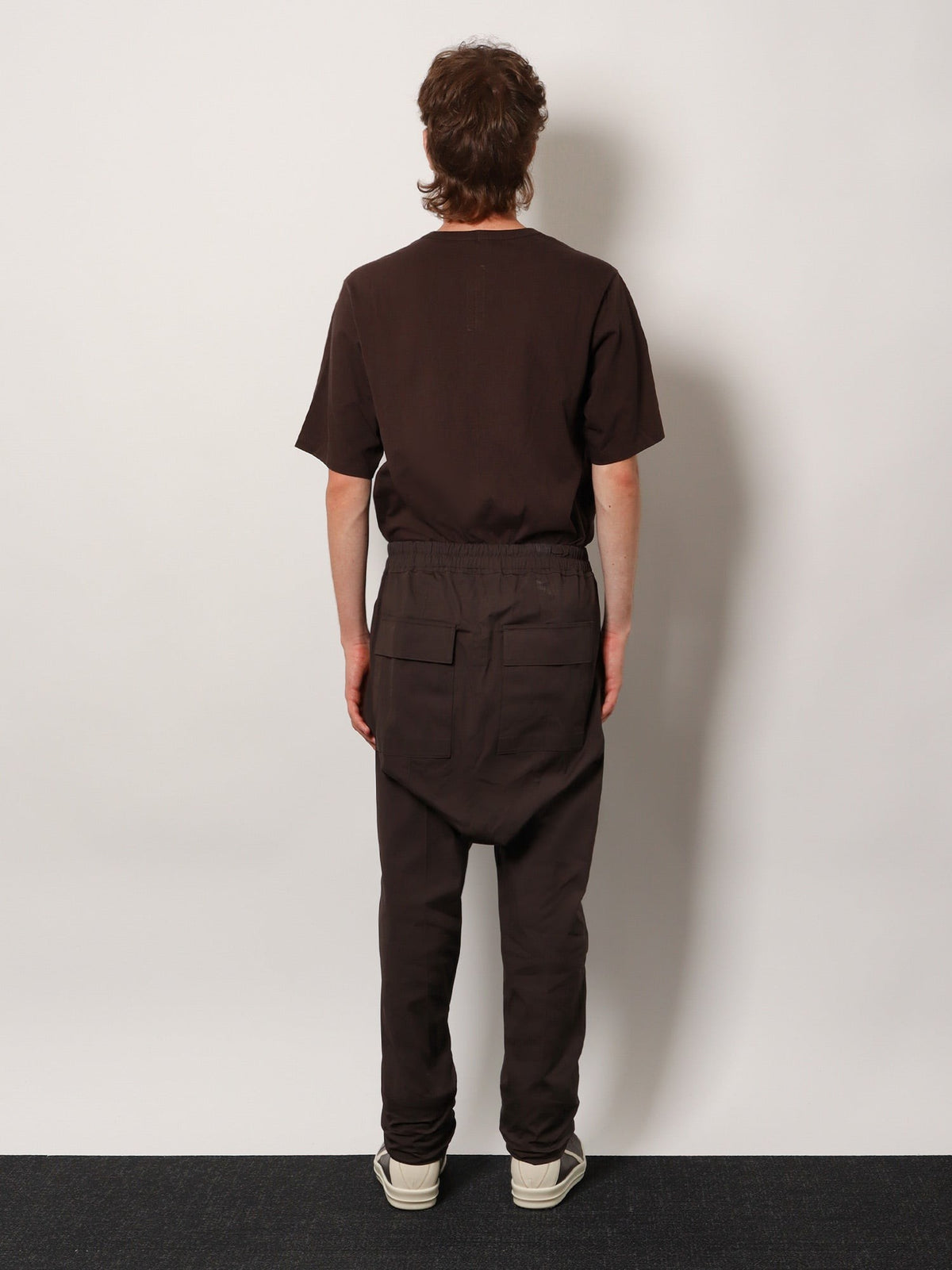 Rick Owens Men's Brad Cotton Shirt Grey, view 3
