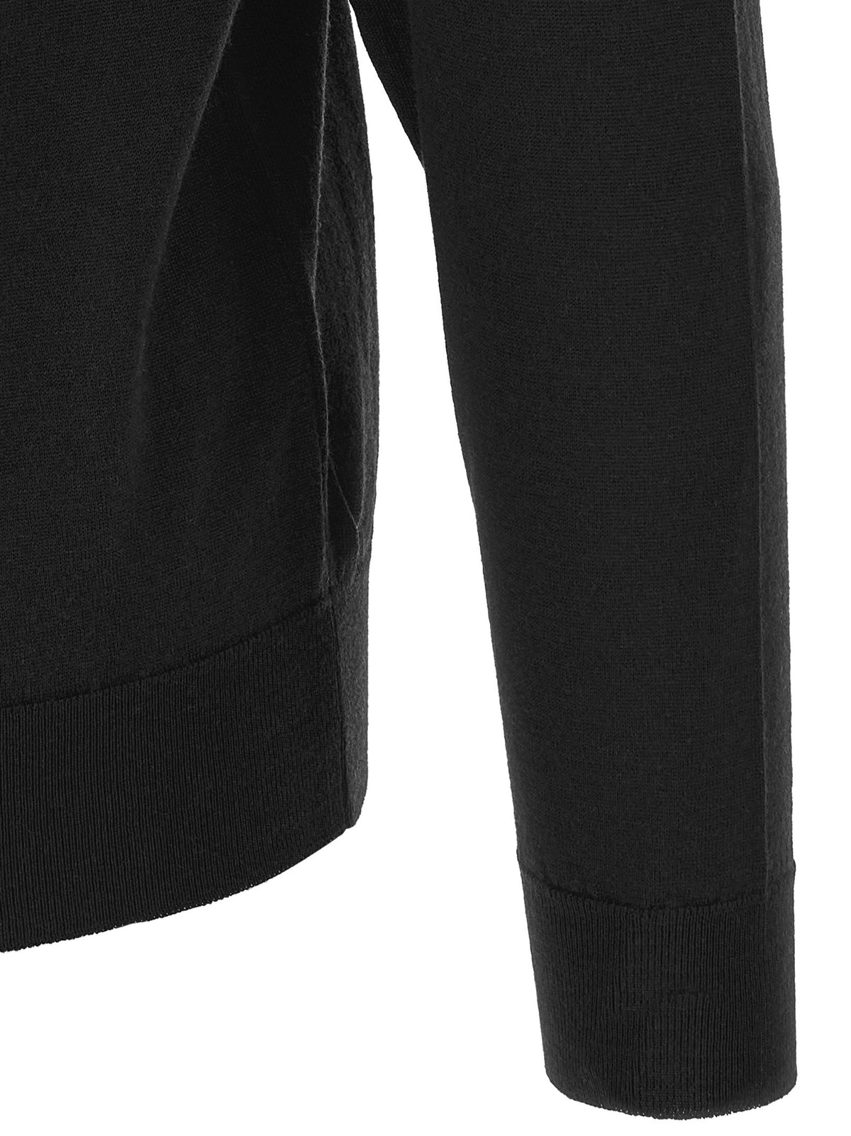 John Smedley Bradrick Cardigan Black, view 4