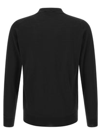 John Smedley Bradrick Cardigan Black, view 2