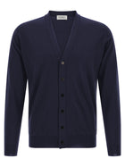 John Smedley Bradrick Cardigan Blue