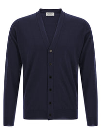 John Smedley Bradrick Cardigan Blue