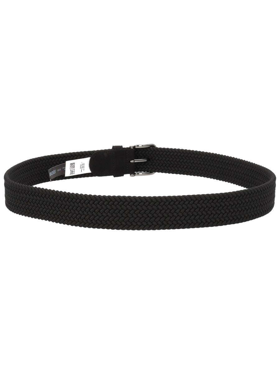 Boss Men's Braided Belt Black