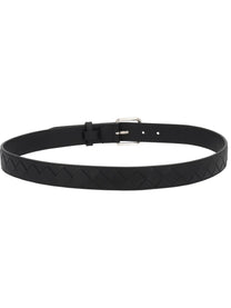 Bottega Veneta Men's Braided Belt Black