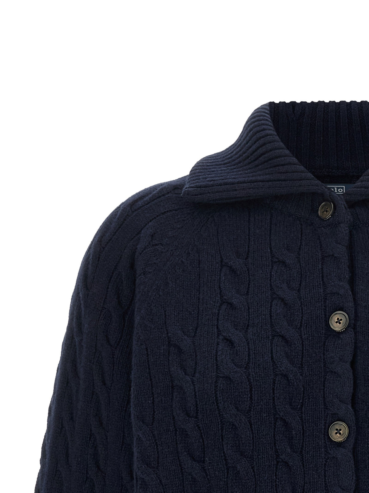 Polo Ralph Lauren Braided Cardigan Blue