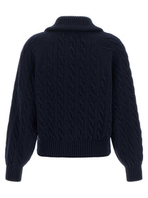 Polo Ralph Lauren Braided Cardigan Blue