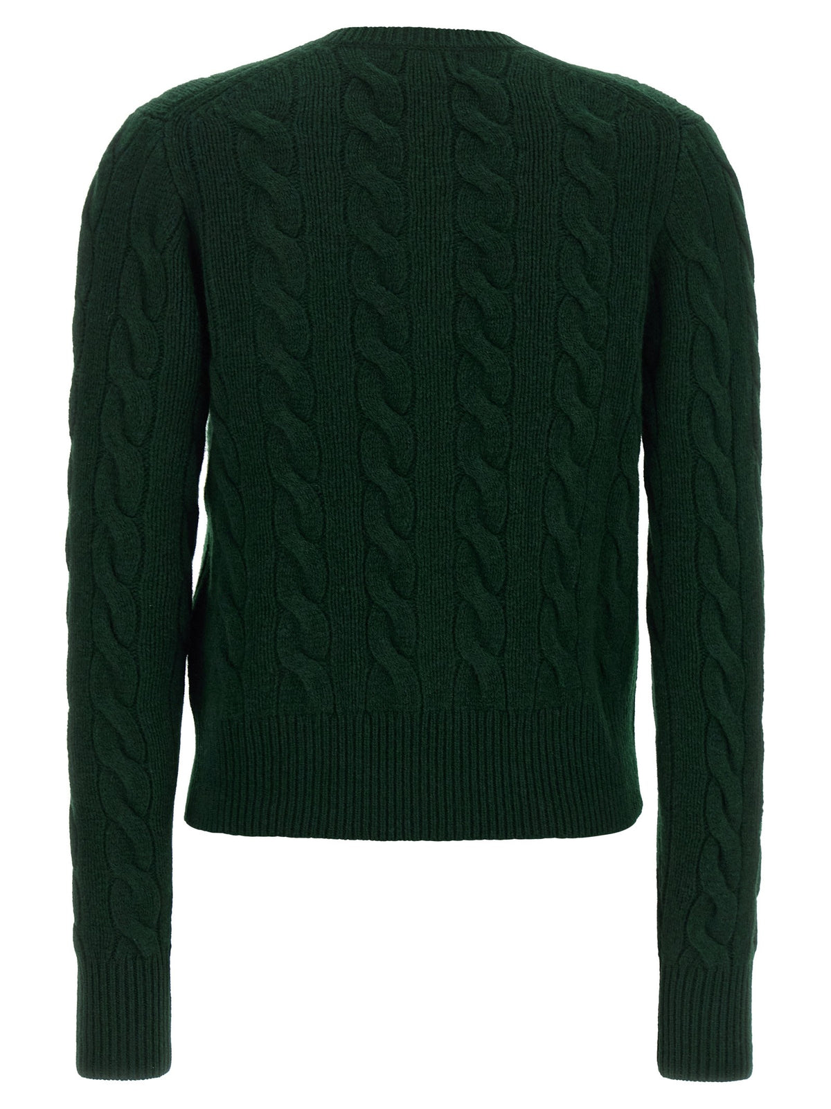 Polo Ralph Lauren Braided Cardigan Green