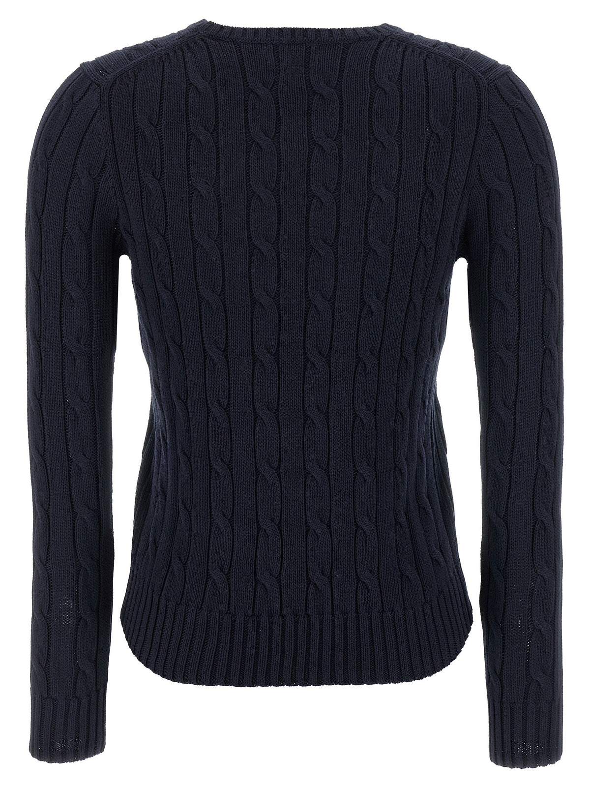 Polo Ralph Lauren Braided Cotton Sweater Blue