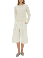 Max Mara Women's Braided Knit Aramis White, view 2