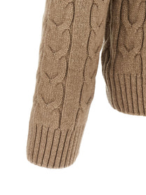 Zanone Braided Knit Knuckler Beige