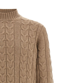 Zanone Braided Knit Knuckler Beige