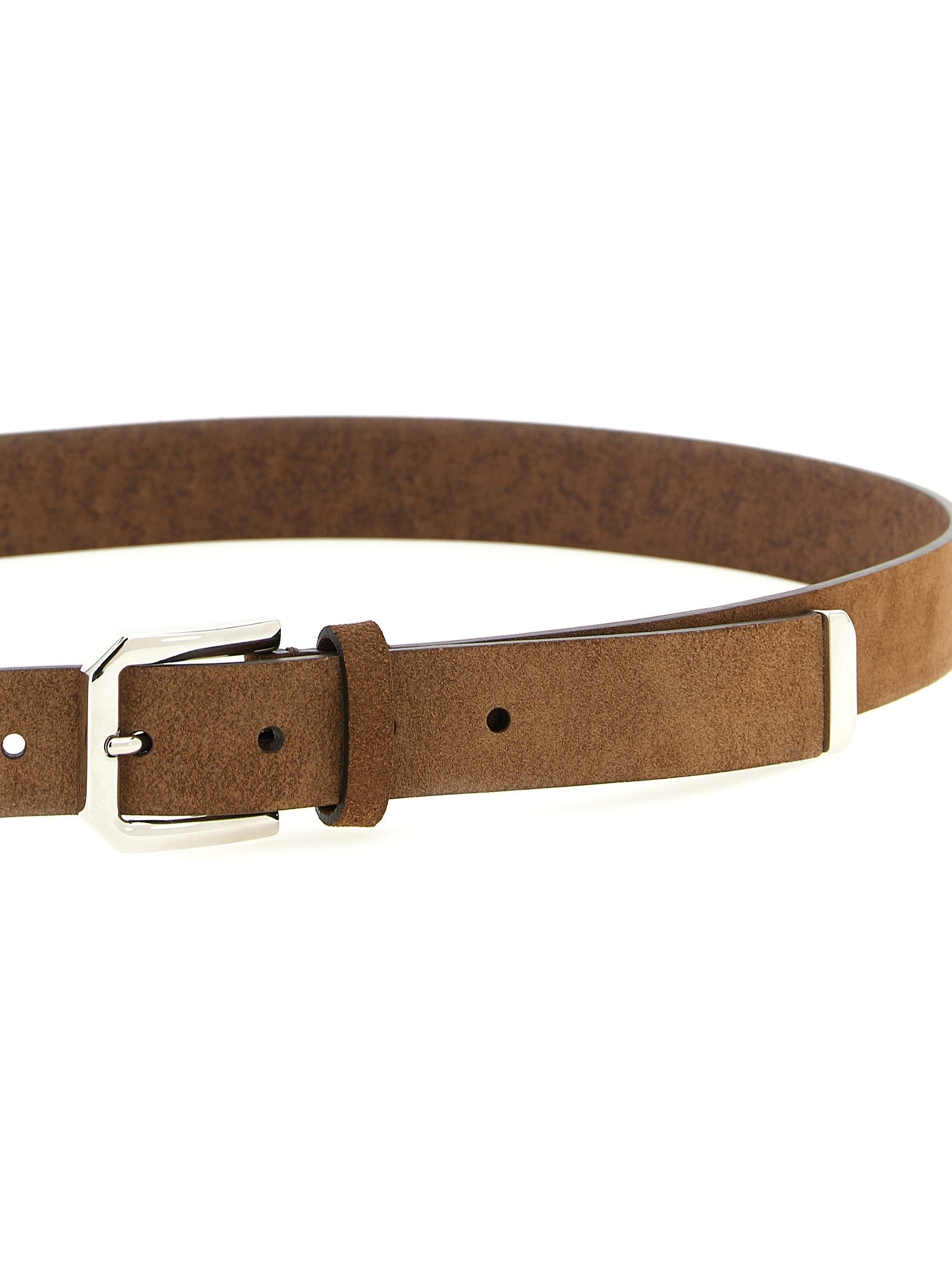Brunello Cucinelli Braided Leather Belt Brown