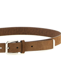 Brunello Cucinelli Braided Leather Belt Brown