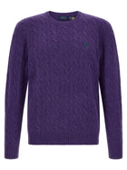 Polo Ralph Lauren Braided Sweater Purple