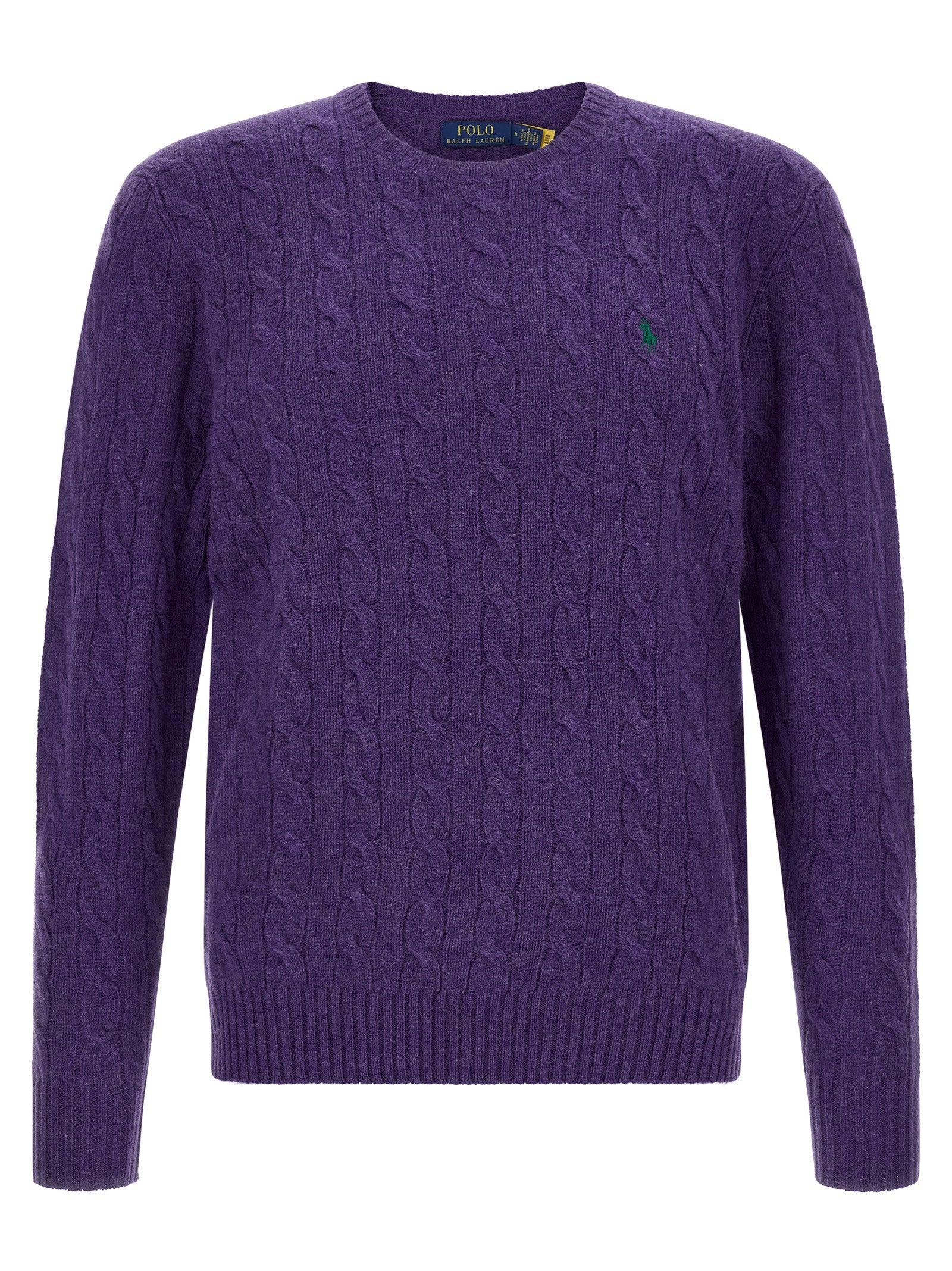 Polo Ralph Lauren Braided Sweater Purple
