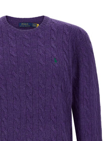 Polo Ralph Lauren Braided Sweater Purple