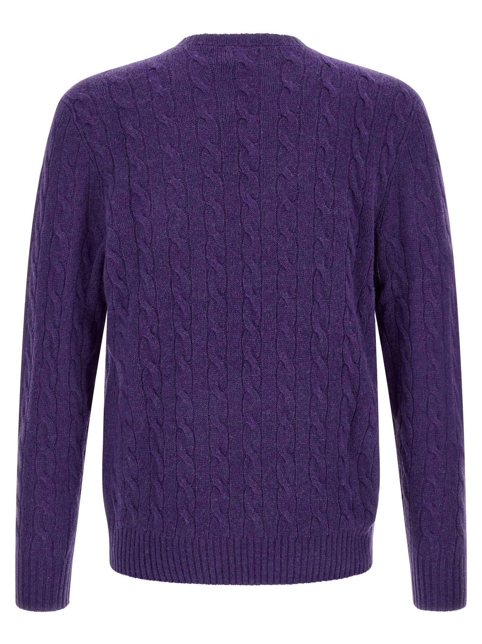 Polo Ralph Lauren Braided Sweater Purple