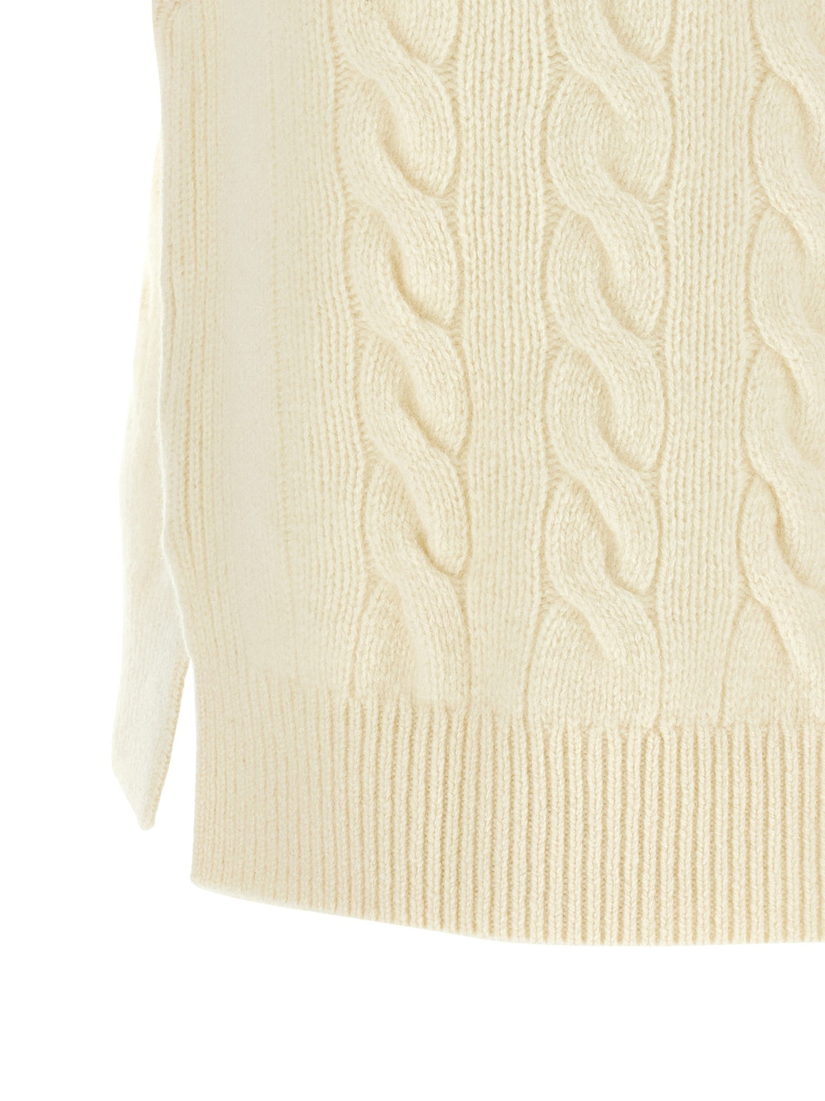 Polo Ralph Lauren Braided Vest White