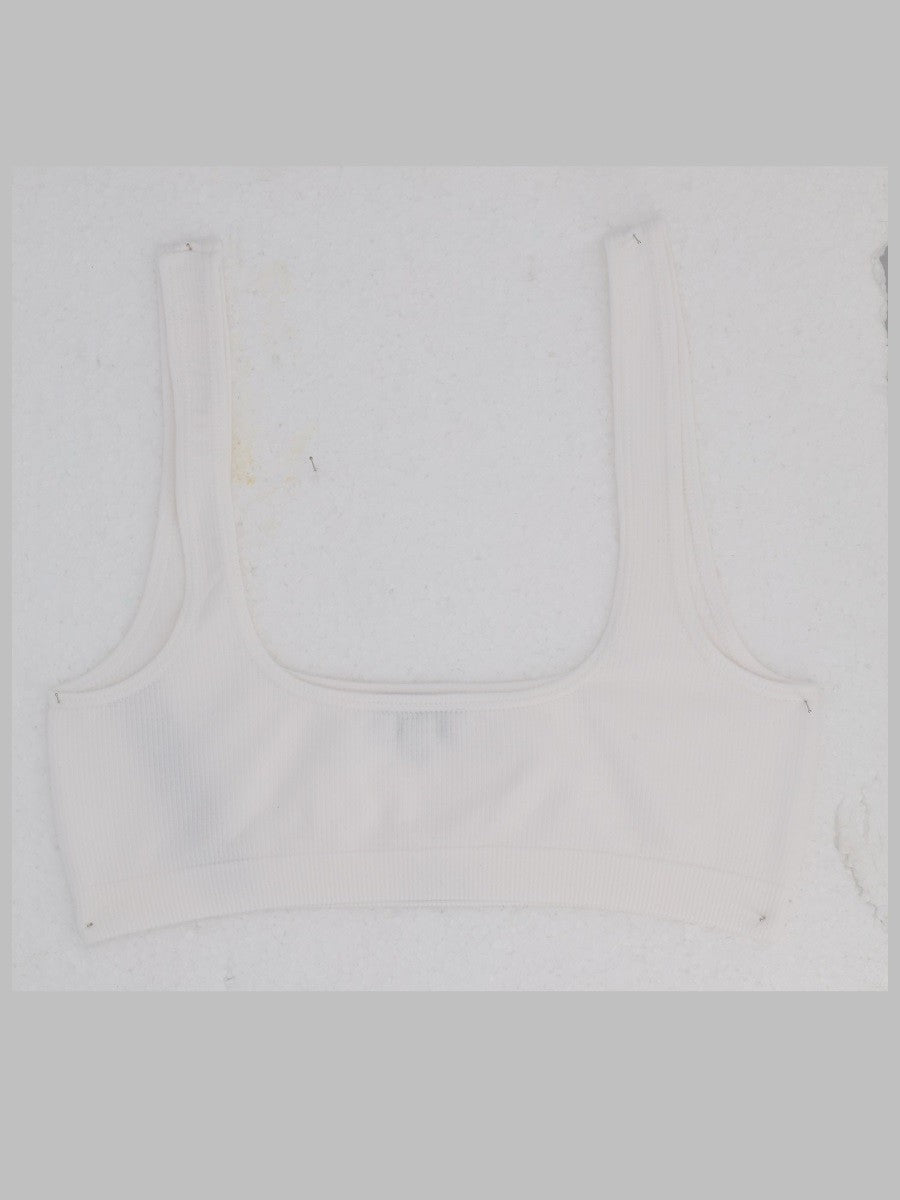 MM6 Maison Margiela Women's Bralette Coste White