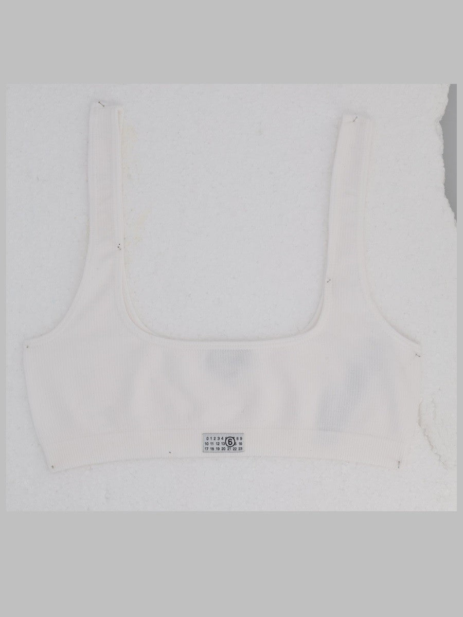 MM6 Maison Margiela Women's Bralette Coste White