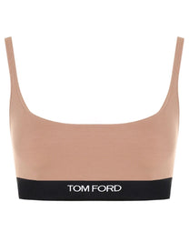 Tom Ford Women's Bralette Modale Firmata Blue