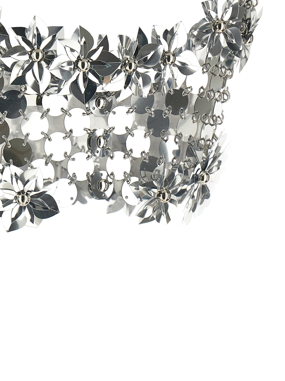 Rabanne Bralette Top Silver, view 4