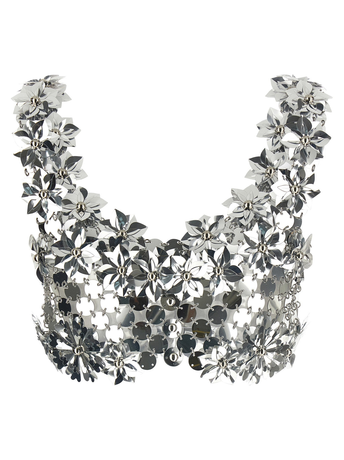 Rabanne Bralette Top Silver, view 2