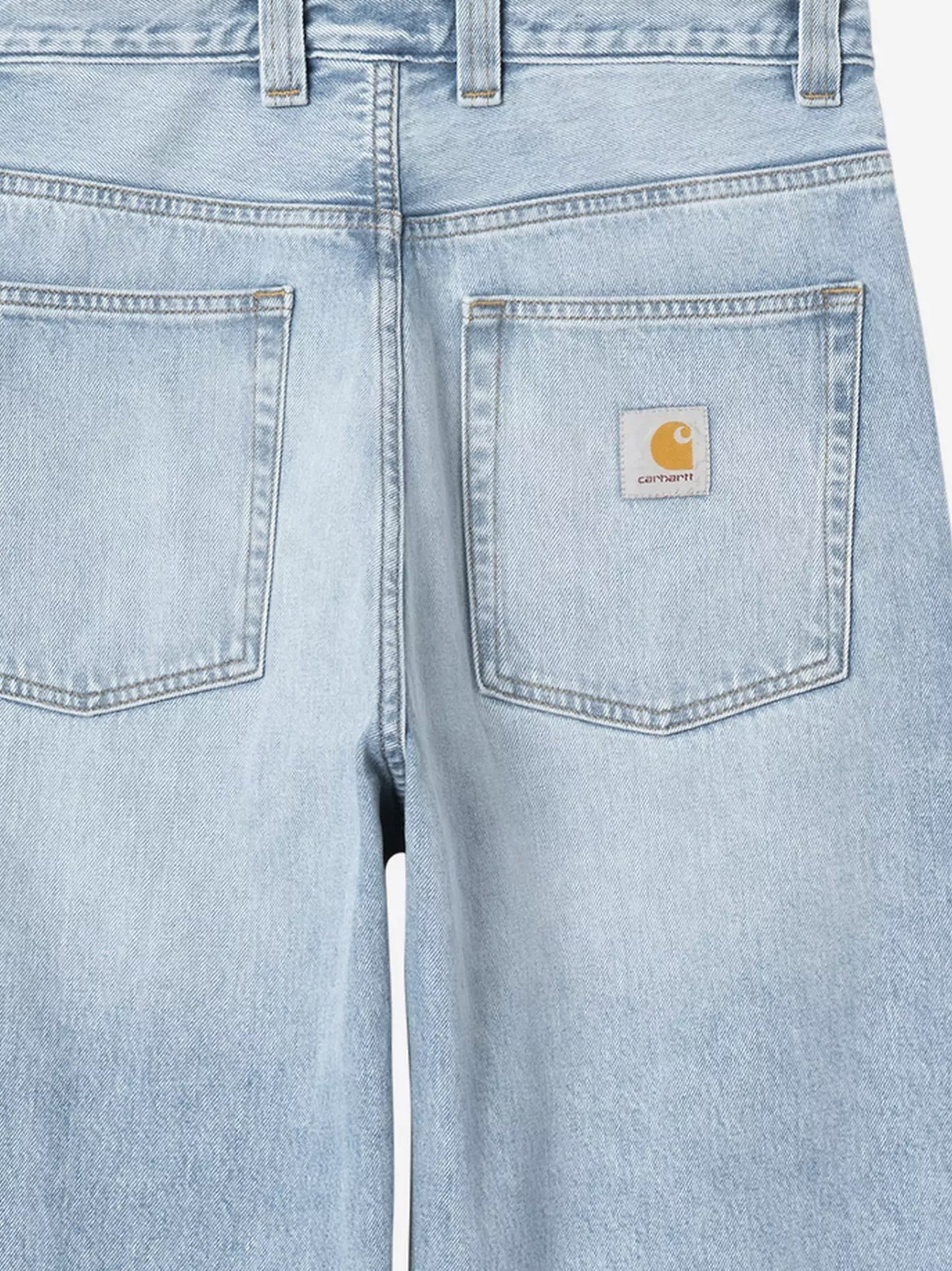Carhartt Wip Men's Brandon Blue Denim Jeans Blue