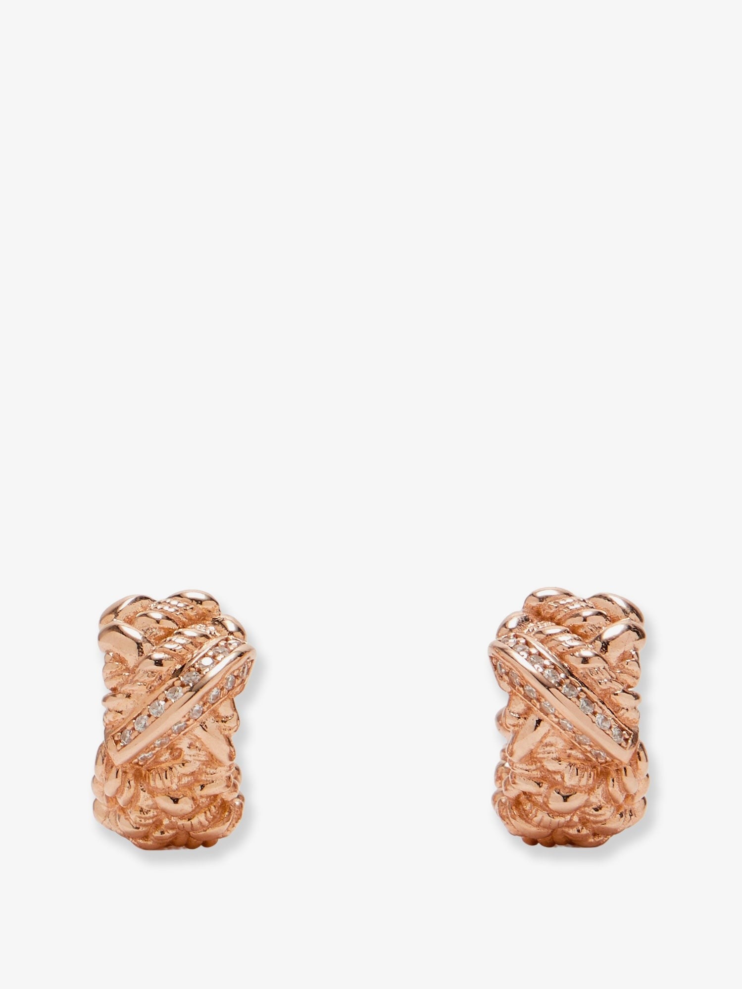 Bottega Veneta Women's Brass Earrings White