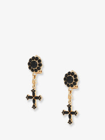 Dolce &amp; Gabbana Women's Brass Earrings Black