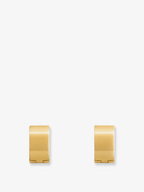 Toteme Women's Brass Earrings Gold
