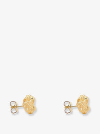 Bottega Veneta Women's Brass Earrings Yellow