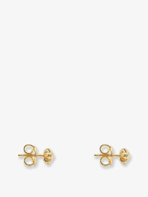 Bottega Veneta Women's Brass Earrings Yellow