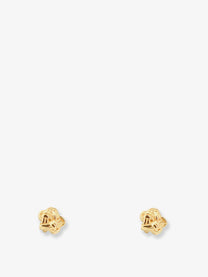 Bottega Veneta Women's Brass Earrings Yellow