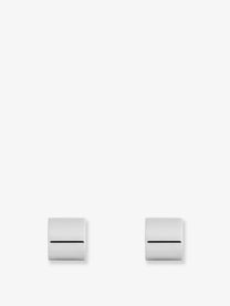 Toteme Women's Brass Huggie Earrings Silver