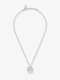 Dior Women's Brass Necklace Silver