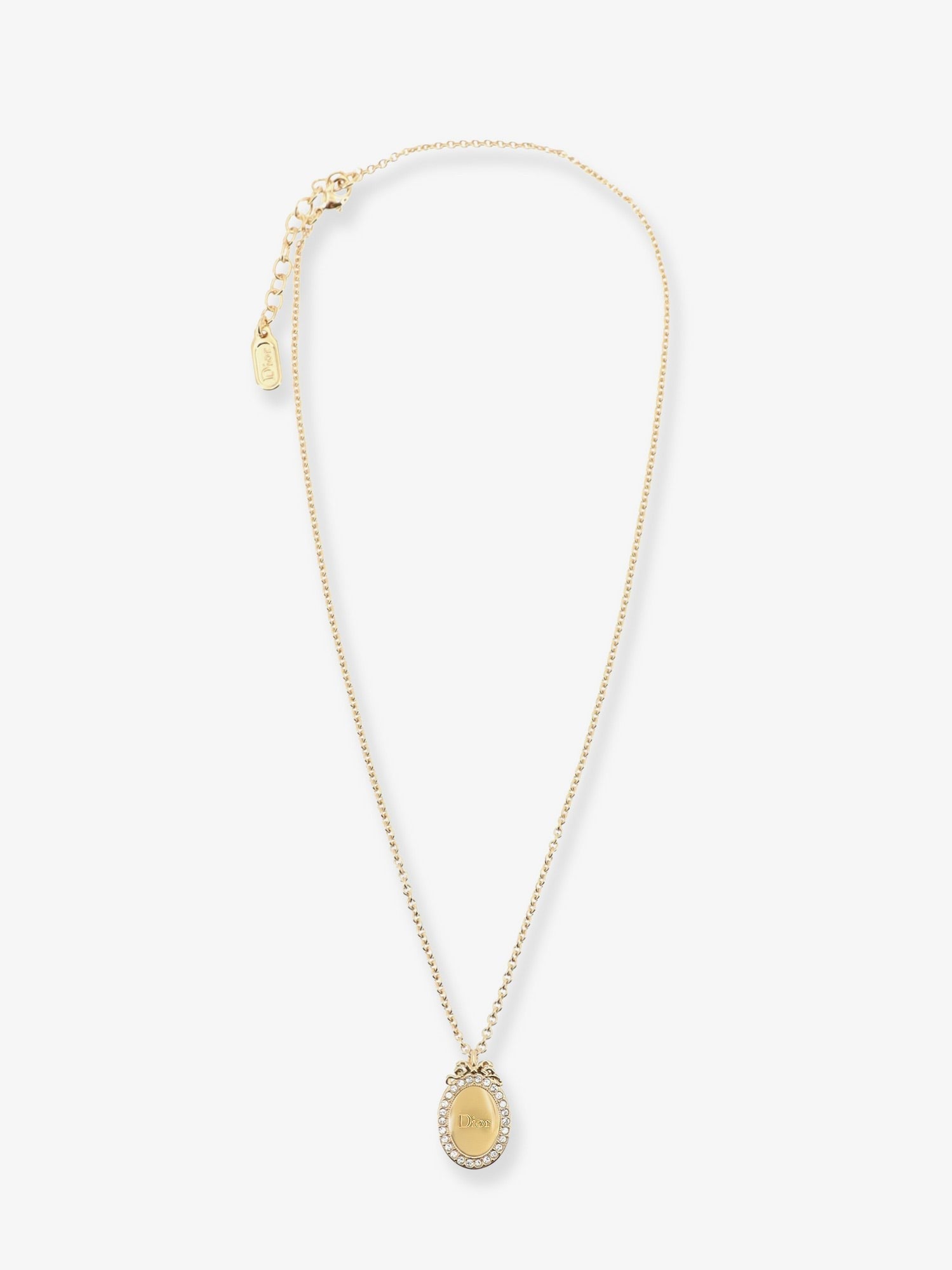 Dior Women's Brass Necklace Crystal