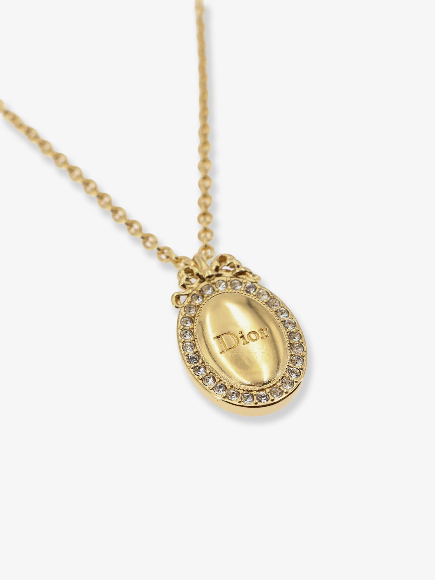 Dior Women's Brass Necklace Crystal
