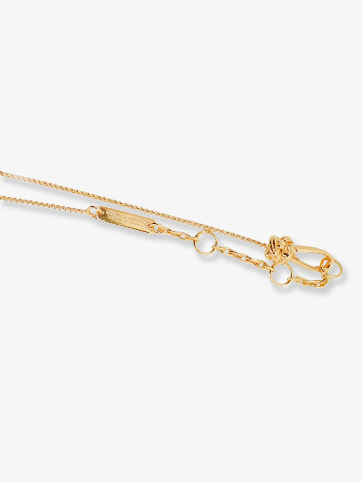 Bottega Veneta Women's Brass Necklace Yellow