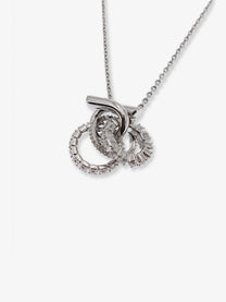 Ferragamo Women's Brass Necklace Cristallo