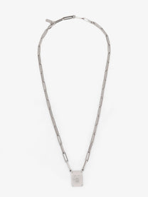 Celine Men's Brass Necklace Silver