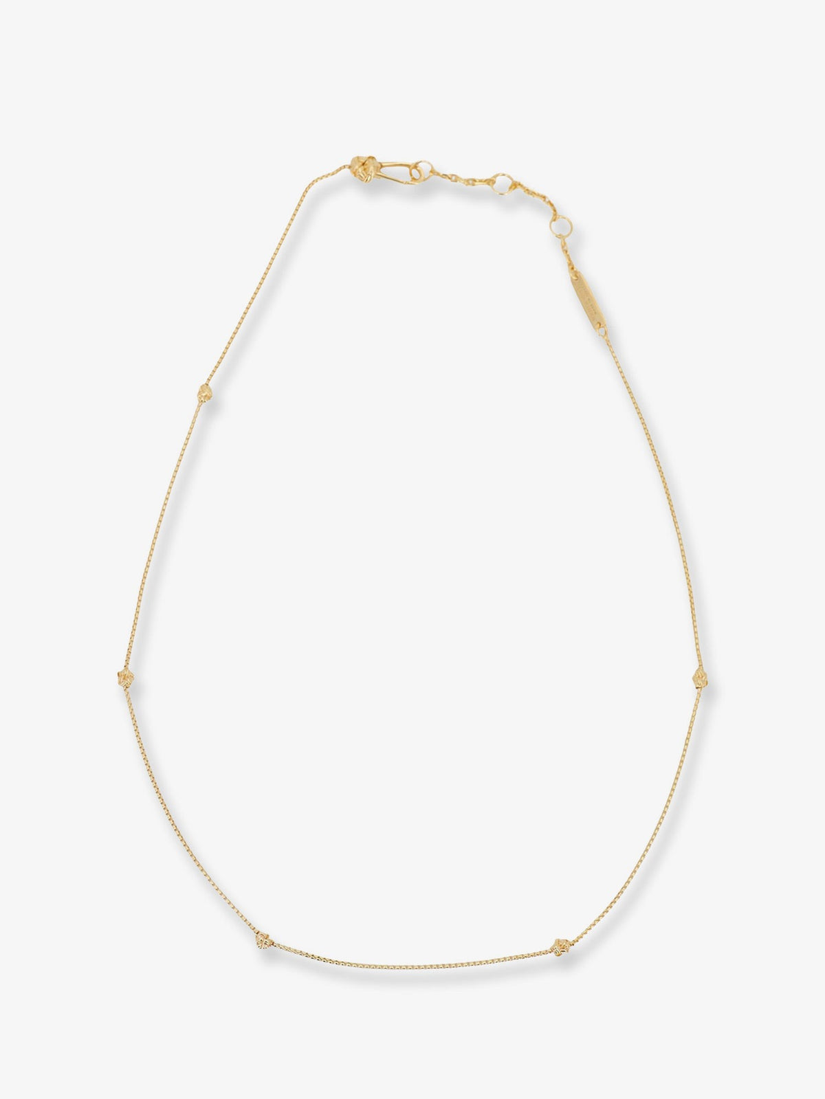 Bottega Veneta Women's Brass Necklace Yellow