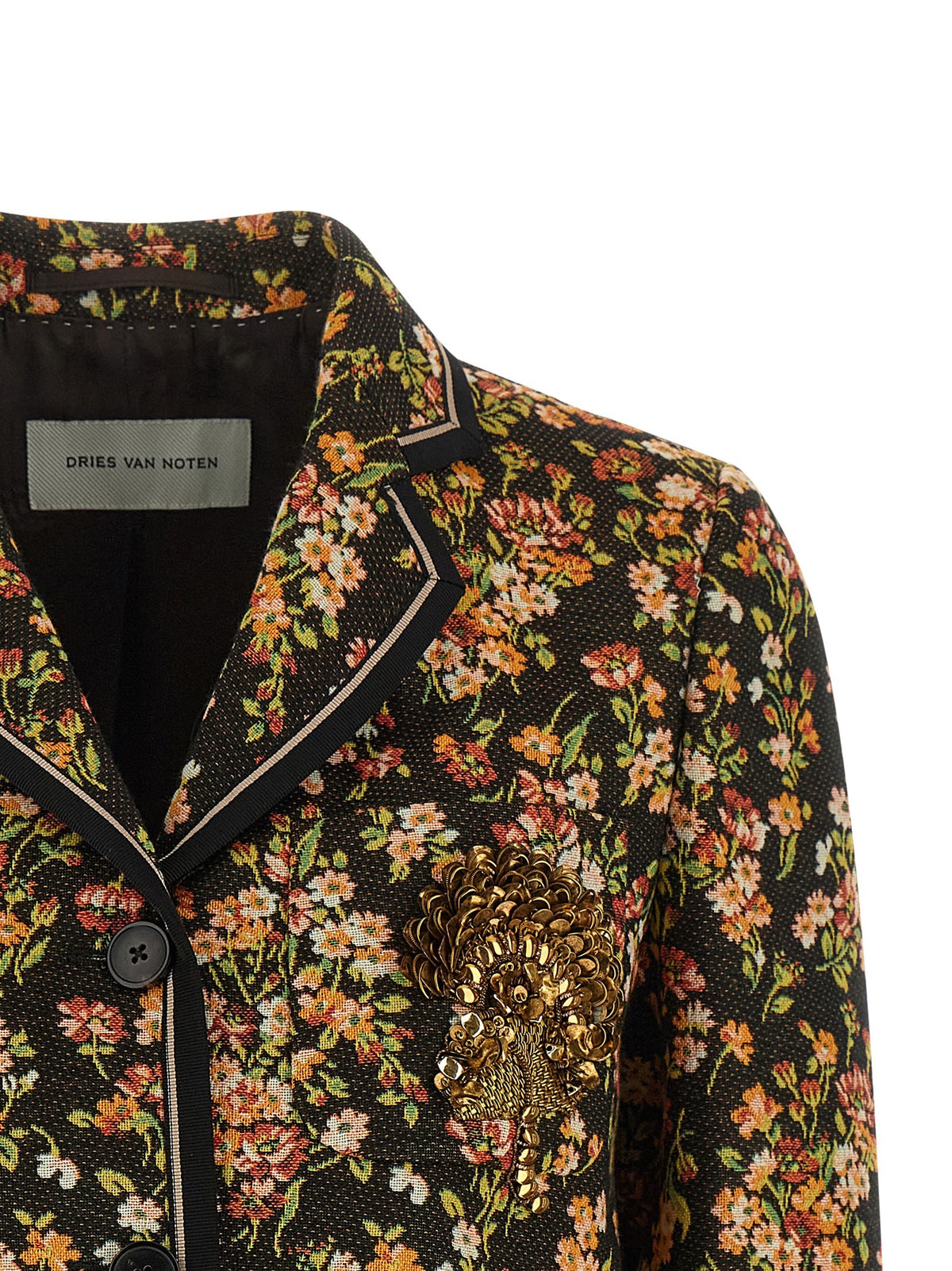 Dries Van Noten Brea Blazer Gold, view 3
