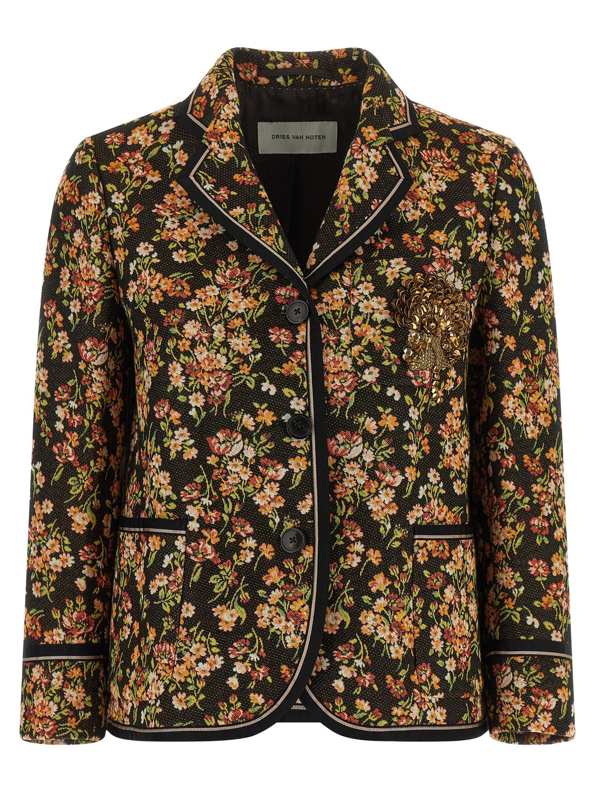 Dries Van Noten Brea Blazer Gold