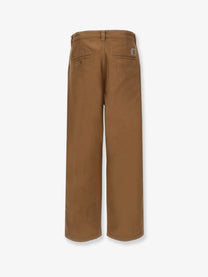 Carhartt Wip Men's Bready Cotton Trousers Beige