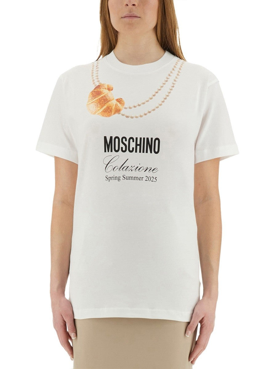 Moschino Women's Breakfast Shirt White