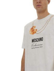 Moschino Men's Breakfast Shirt White