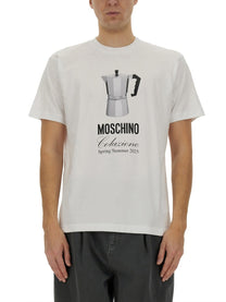 Moschino Men's Breakfast Shirt White