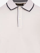 Loro Piana Men's Brentwood Cotton Polo Shirt White, view 3