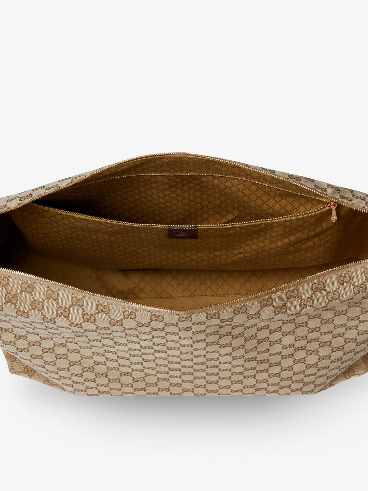Gucci Men's Brera GG Fabric Crossbody Bag Beige